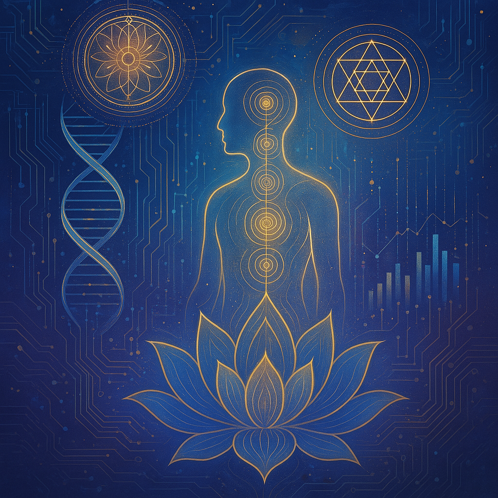Ayurveda and Science Concept